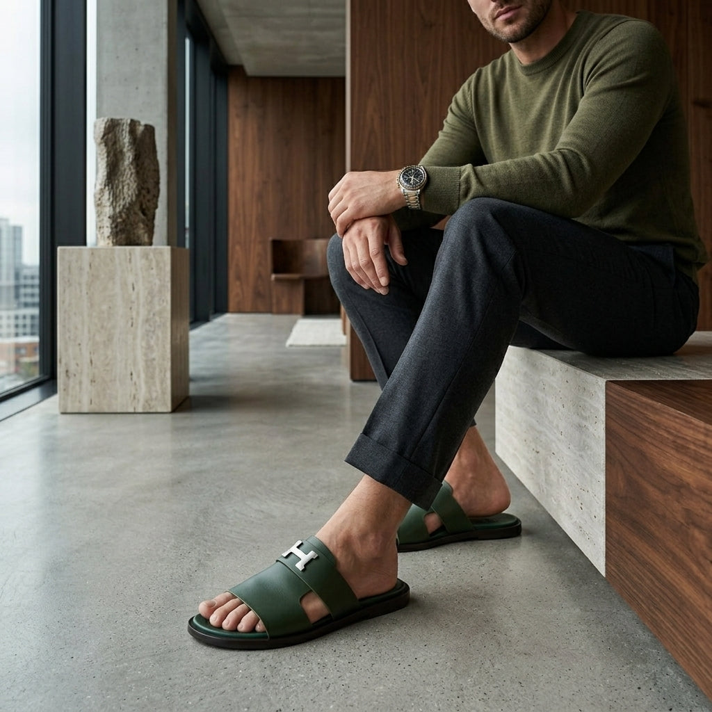 Apex Green Slip-Ons