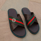 Liko SIGNATURE HERITAGE SLIDE - BROWN – Inspired by Gucci's Archival Designs