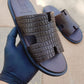 Elysée Textured Slide (Inspired by Hermès Paris)