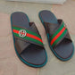 Elite SIGNATURE HERITAGE SLIDE - BROWN – Inspired by Gucci's Archival Designs
