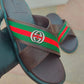 Elite SIGNATURE HERITAGE SLIDE - BROWN – Inspired by Gucci's Archival Designs