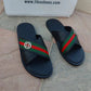 Elite Signature Heritage Slide – Black – Inspired by Gucci's Archival Designs