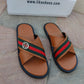 Elite SIGNATURE HERITAGE SLIDE - MUSTARD – Inspired by Gucci's Archival Designs