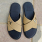 Hermes up sued slide - fawn. (Inspired by Hermes Paris)