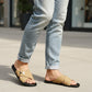 Hermes up sued slide - fawn. (Inspired by Hermes Paris)